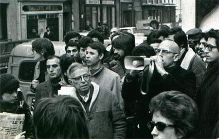 Foucault e Sartre em 1968